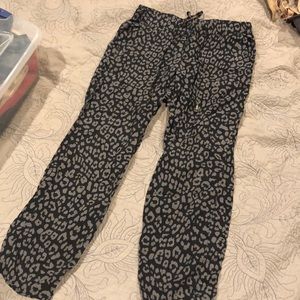 Leopard print pants